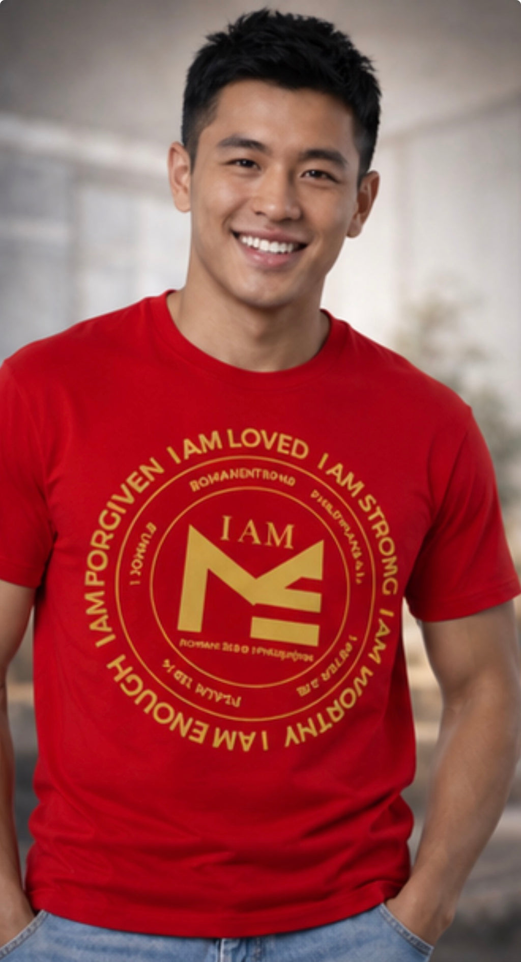 ME Identity Tee- Wear It. Live It. Be ME White