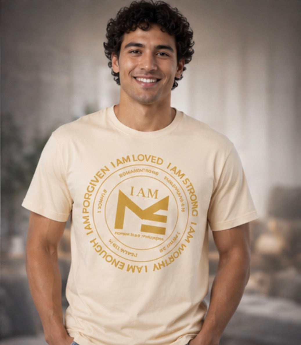 ME Identity Tee- Wear It. Live It. Be ME Cream