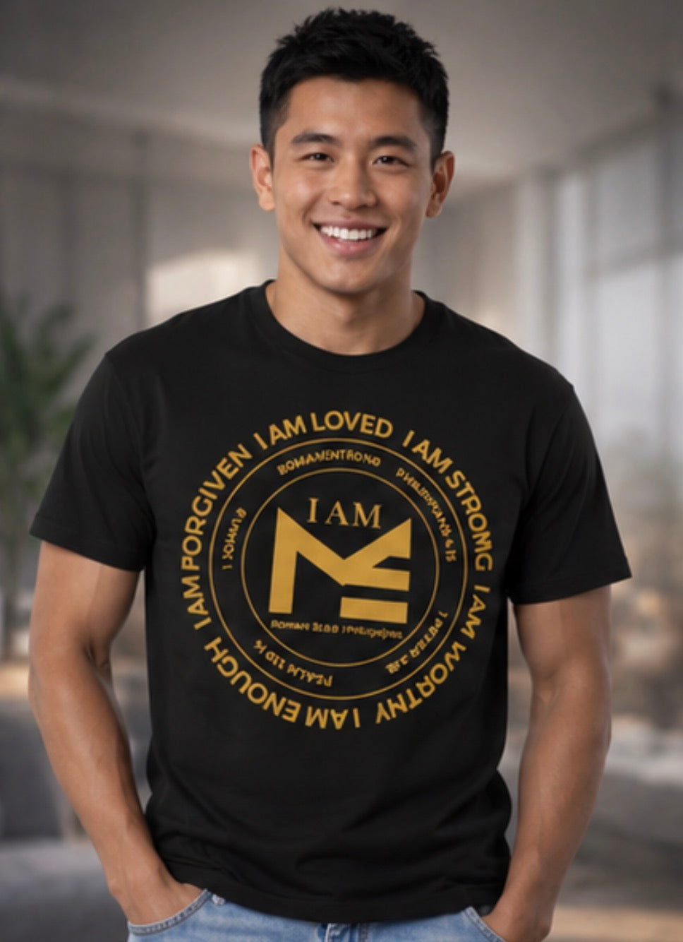 ME Identity Tee- Wear It. Live It. Be ME White
