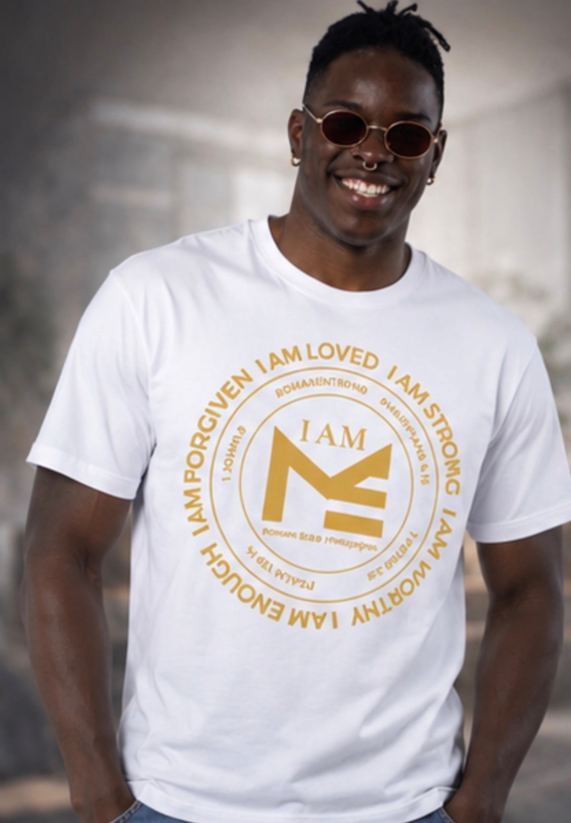 ME Identity Tee- Wear It. Live It. Be ME White